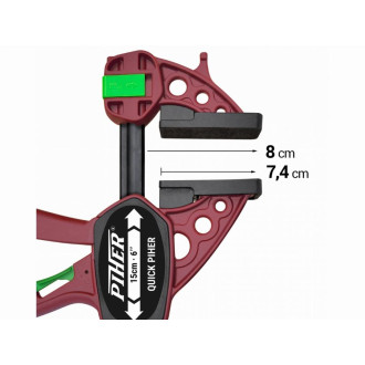 Serre-joint rapide piher quick - 30 cm - 52630