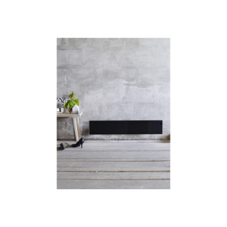Radiateur électrique adax - noir - 600 w - 870x200x90mm - neo basic nl06 kdt
