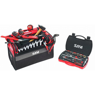 Sac textile 30 L + 100 Outils de maintenance SAM OUTILLAGE - CP-100-BAG2N