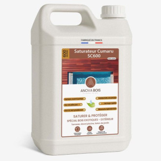 Saturateur Cumaru SC600 - Pour terrasse, spécial bois Cumaru - Conditionnement au choix 