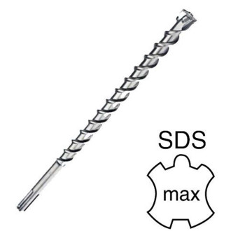 Foret mèche SDS MAX 600 mm diam 18 4 têtes Ribimex - PRSDSMAX18X600-4