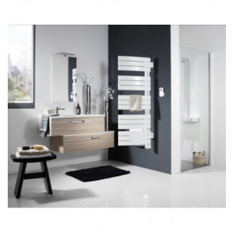 sèche-serviettes NEFERTITI GRIS ventilo 1750w Pivotant Intégral droit