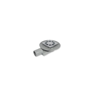 Siphon de sol PVC solusec extra plat avec platine grille 100x100 - dimensions aux choix