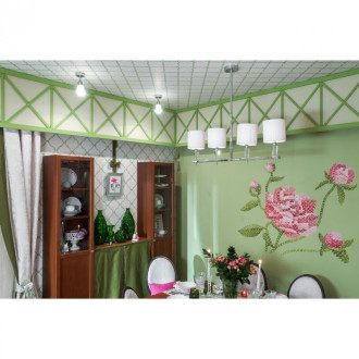 Spot chromé techno 1 ampoule 8 cm