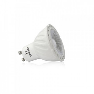 Spot led GU10 COB 6 watt (eq. 55 watt) - Couleur eclairage - Blanc neutre