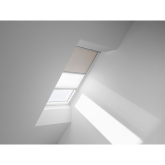 Store duo occultant marine + plissé blanc DFD VELUX