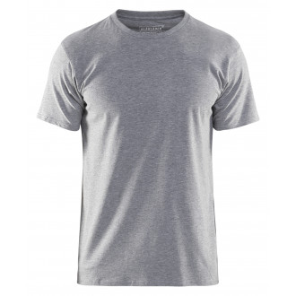 T-shirt stretch Gris chiné