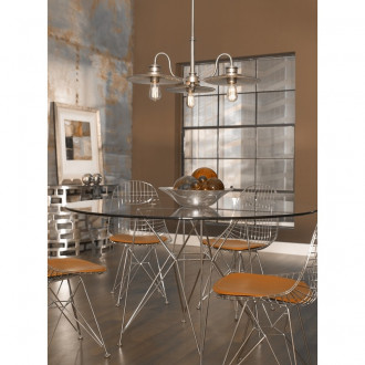 Suspension admiral, nickel antique, 3 ampoules