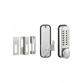 Thirard - verrou de porte d'intérieure serrure avec pêne à crochet pour porte coulissante