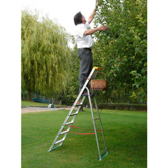 Escabeau aluminium de jardin 7 marches, ESCV23507