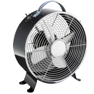 Ventilateur de table noir 20 watts