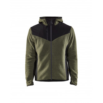 Veste tricotée softshell à capuche 59402536 - Couleur et taille au choix