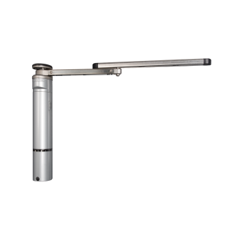 Ferme-porte réglable verticlose locinox - rail extérieur quick-fix verticale - charnières à 90° porte 80kg/1.2m - verticlose-rail