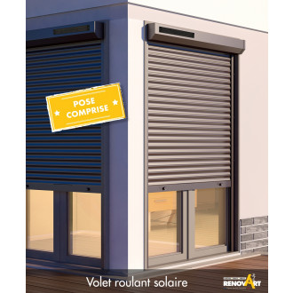 Volet Roulant Solaire sur mesure (pose disponible) - A configurer