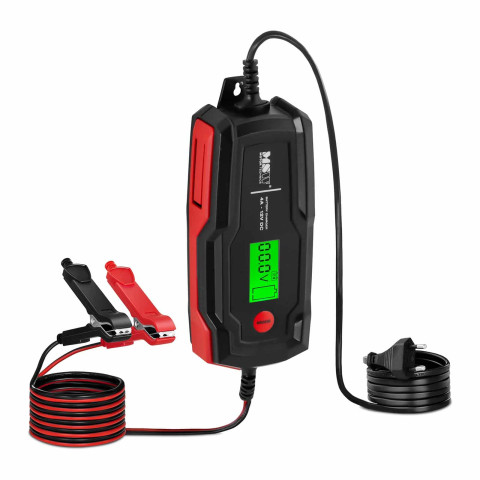 Chargeur de batterie de voiture -12 volts - 4 a - lcd 