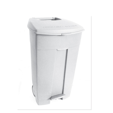 Conteneur poubelle a roues avec pédale polypropylene