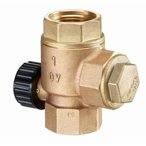 Clapet anti-thermo siphon OVENTROP type SVU, modèle universel DN 32, 3 x G 1¼ F, PN 10 Bronze - 1071010