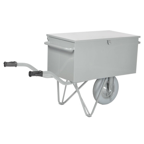 Brouette boite à outils, cantine 900x500x430mm, 1 roue increvable