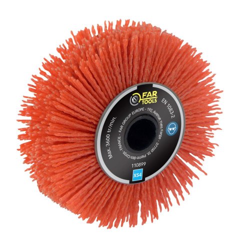 Brosse fil laitonnée FAR TOOLS Ø 120 mm L 20 mm - 110899