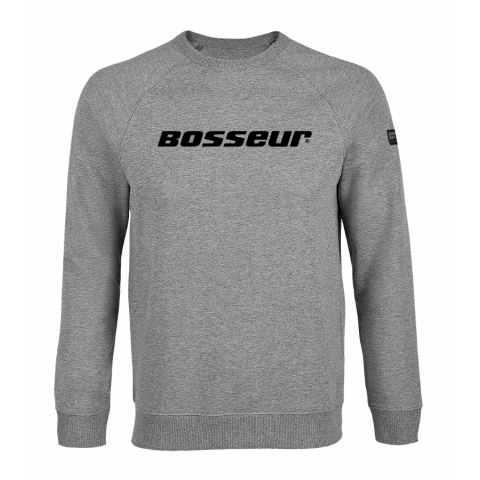 Sweat-shirt col rond - BOSSEUR - Doma T.M Gris chiné 11962-008