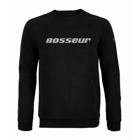 Sweat-shirt col rond - BOSSEUR - Doma Noir T.L 11962-003