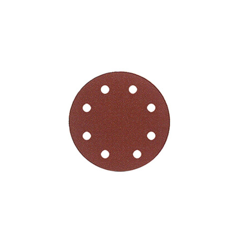 8 disques auto-agrippant corindon semi-vrac - D. 150 mm Gr. 40 - 6 trous pour bois et métaux - LEMAN - 15006.81