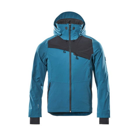 Veste professionnelle d'extérieur MASCOT Advanced - Imperméable - 17001-411-XL-Bleu foncé / noir