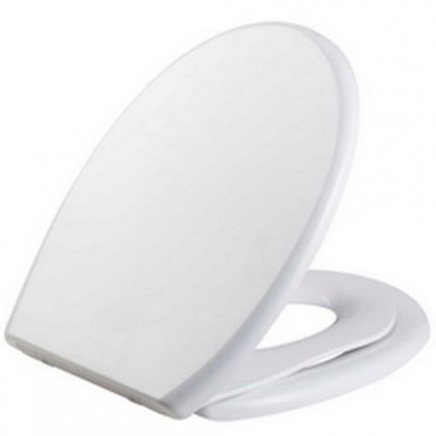 Abattant wc blanc lunette wc enfants amovible polypropylène 446 x 370 x 54 mm