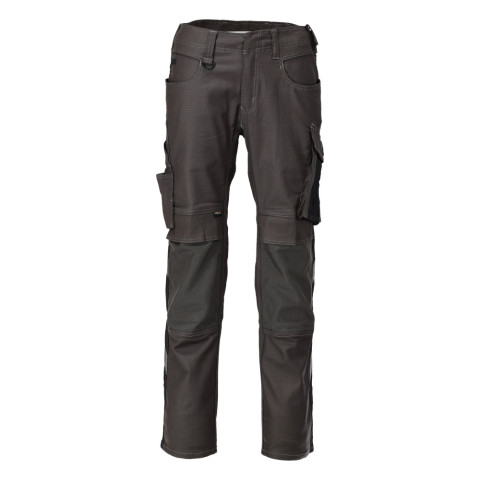 Pantalon de travail avec poches genouillères MASCOT Unique - 21979-459-Gris anthracite-45-90