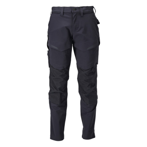 Pantalon de travail avec poches genouillères MASCOT Customized - 22379-311-Bleu marine-45-76
