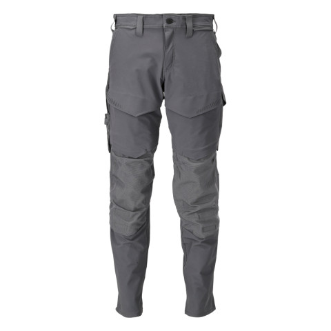 Pantalon de travail avec poches genouillères MASCOT Customized - 22379-311/2-Gris anthracite-43-76