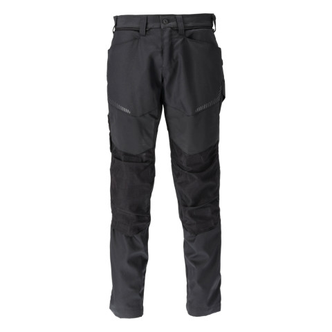 Pantalon de travail avec poches genouillères MASCOT Customized - 22479-230-Noir-90-43