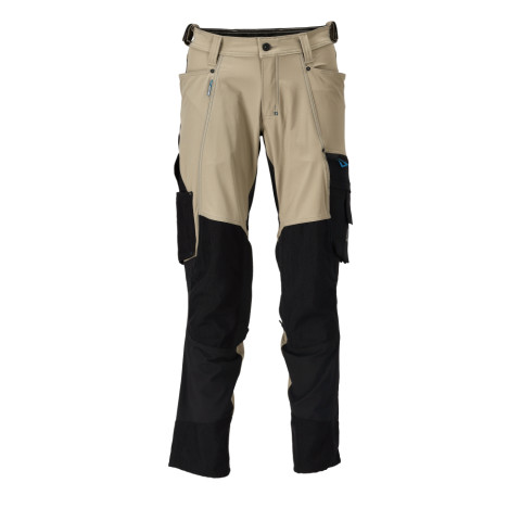 Pantalon de travail avec poches genouillères MASCOT Advanced - 23179-311-Sable-76-48