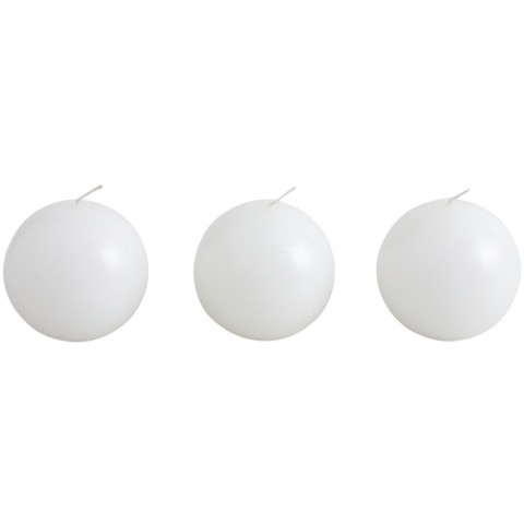 3 bougies boules led