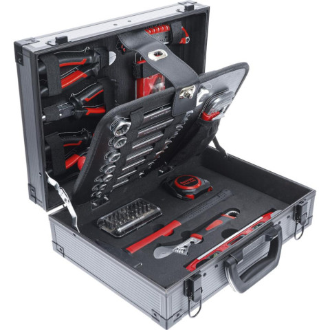 Caisse a outils - malette aluminium 66 pieces
