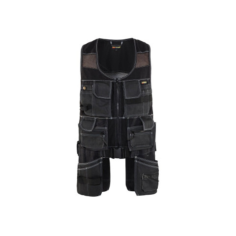 Gilet sans manches X1900 multipoches Noir 31191310 - Tailles au choix 