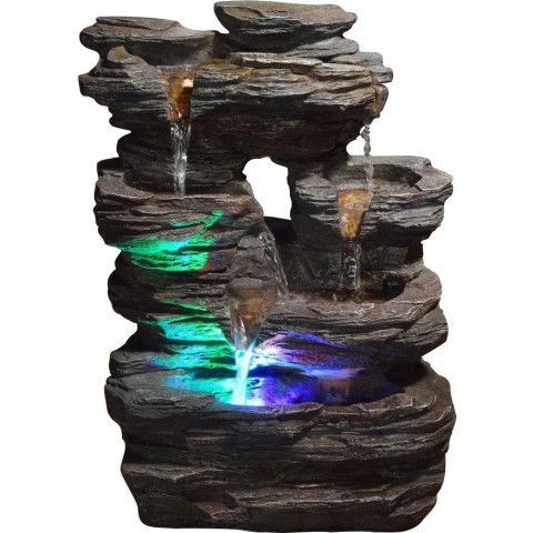 Fontaine d'intérieur pietra éclairages leds