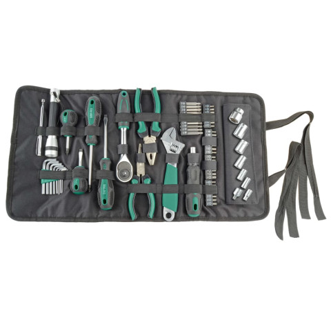 Pochette à outils enroulable 65 pcs