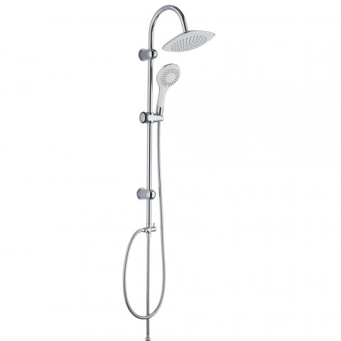 Ensemble de douche teneriffa chrome-blanc