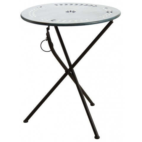 Table de terrasse pliante ronde - Couleur au choix