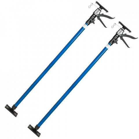 2 x etais télescopique support barre tiges traverse de plafond set 115-290 cm 30 kg