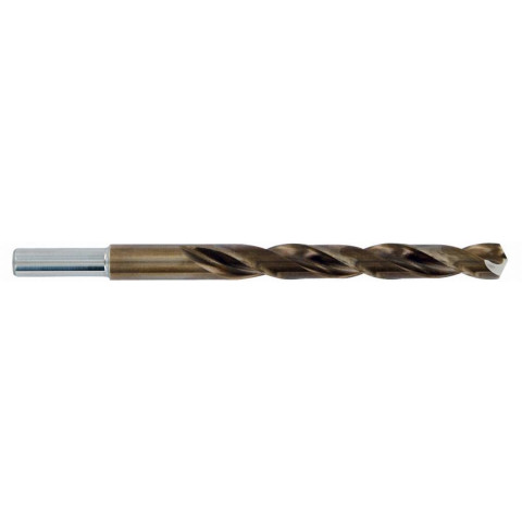 Foret métaux TIVOLY HSSE5% cobalt Ø 16 mm L 178 mm - Pointe en croix - Queue réduite - 11455611600