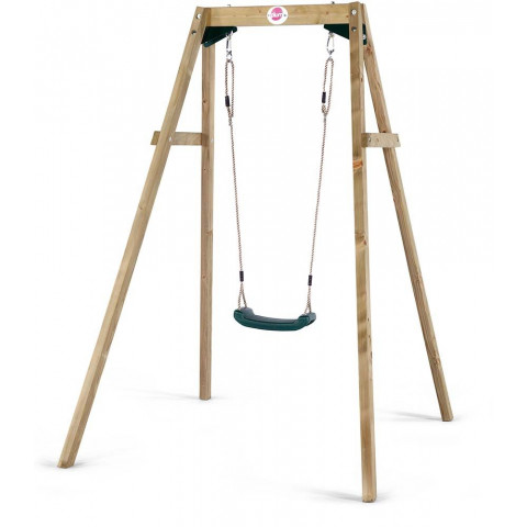 Portique avec balançoire assise moulée