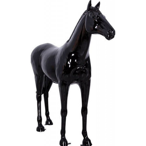Cheval design élégant en résine