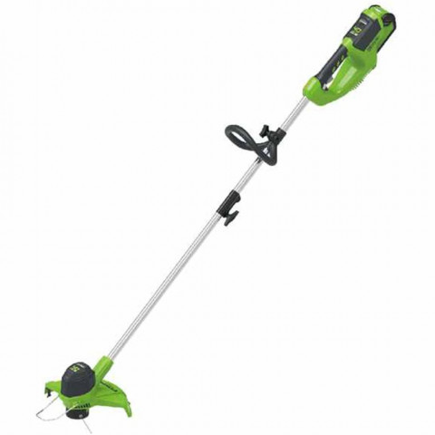 Greenworks taille-bordure avec batterie 40 v 2ah g40lt30 2101507ua