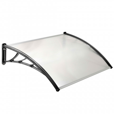 Marquise polycarbonate avec support 80x100cm