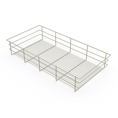 Panier métallique pour placards et commodes - coloris et dimensions au choix 