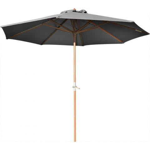 Parasol en bois 350 cm avec manivelle june