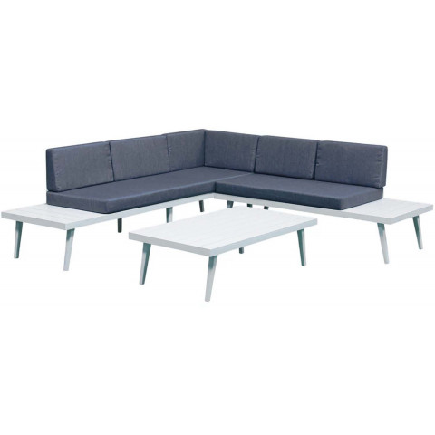 Salon de jardin détente en aluminium smart