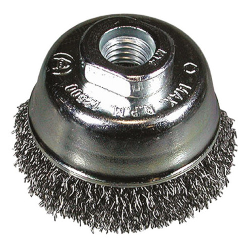 Brosse boisseau 75xM14x0.3 à fils ondulés - HIKOKI - 751312